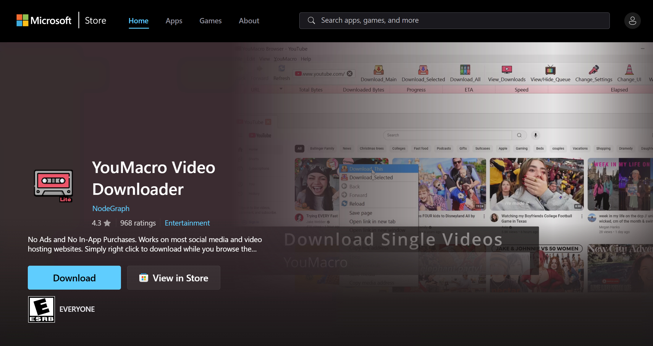YouMacro Store Screenshot